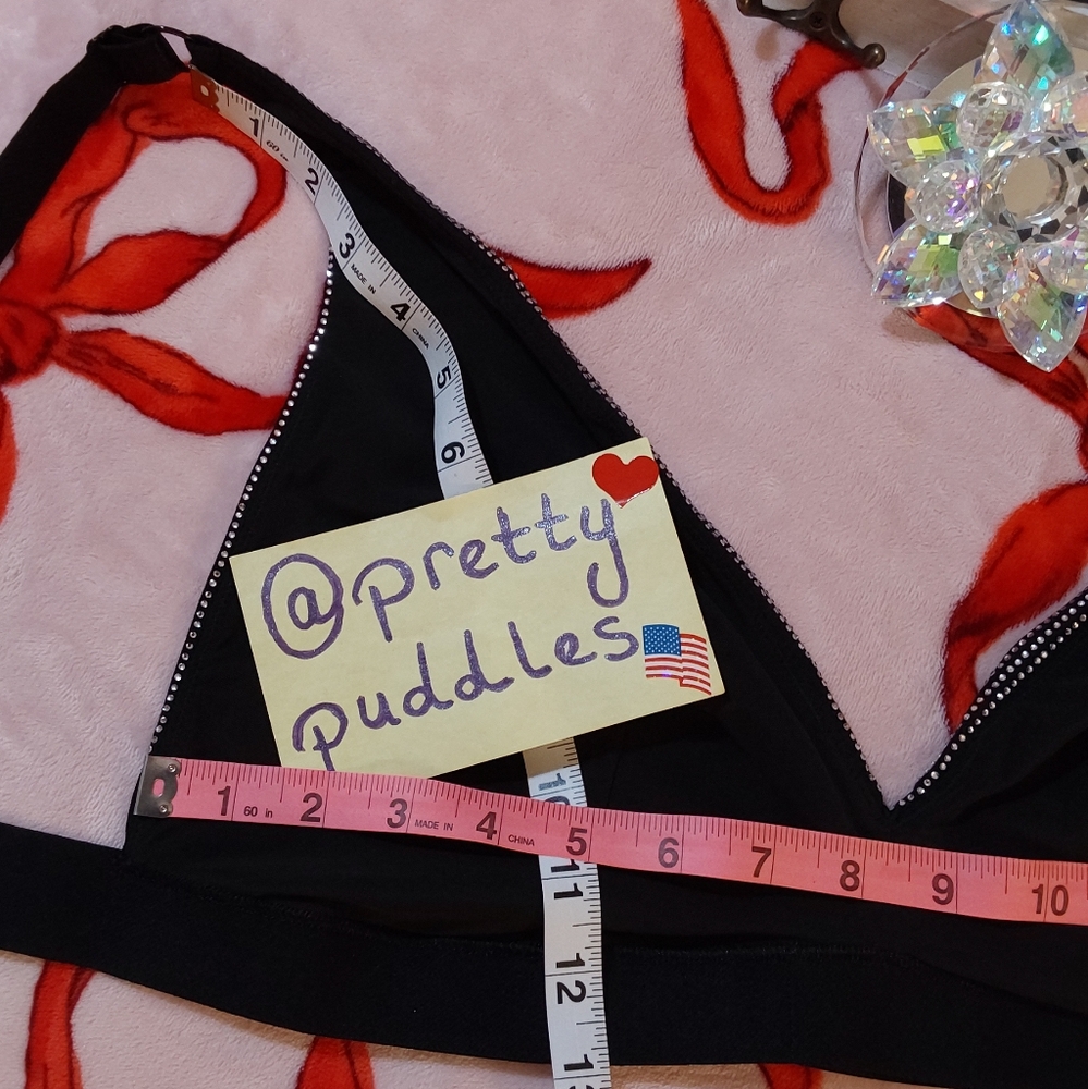 🪽XXL💎 VS '24 Fashion Show The T-shirt Shine Cotton Wireless Plunge Bralette 💎 - Picture 8 of 15